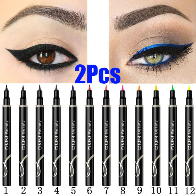 DNM12 Liquid Eye Liner Waterproof Long-Wear Smudge-Free