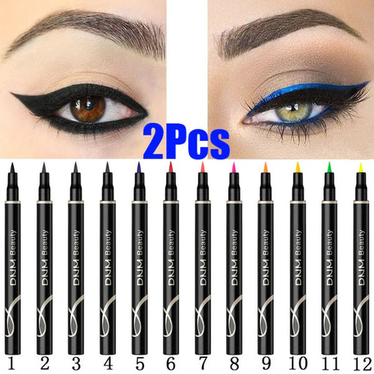DNM12 Liquid Eye Liner Waterproof Long-Wear Smudge-Free