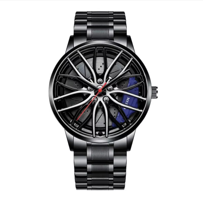 Men'S Wheel Quartz Watch Clamp Men'S Watches Wheel Fashion Men'S Watch
