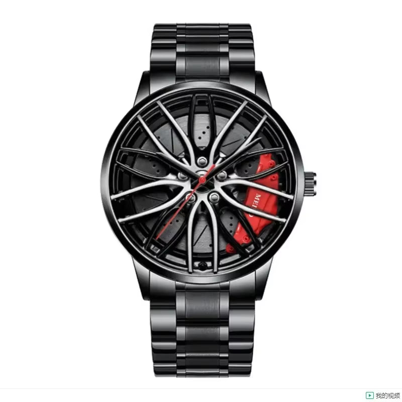 Men'S Wheel Quartz Watch Clamp Men'S Watches Wheel Fashion Men'S Watch