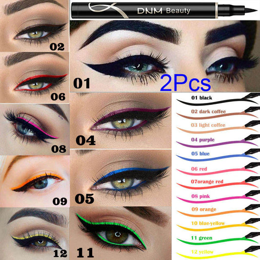 DNM12 Liquid Eye Liner Waterproof Long-Wear Smudge-Free