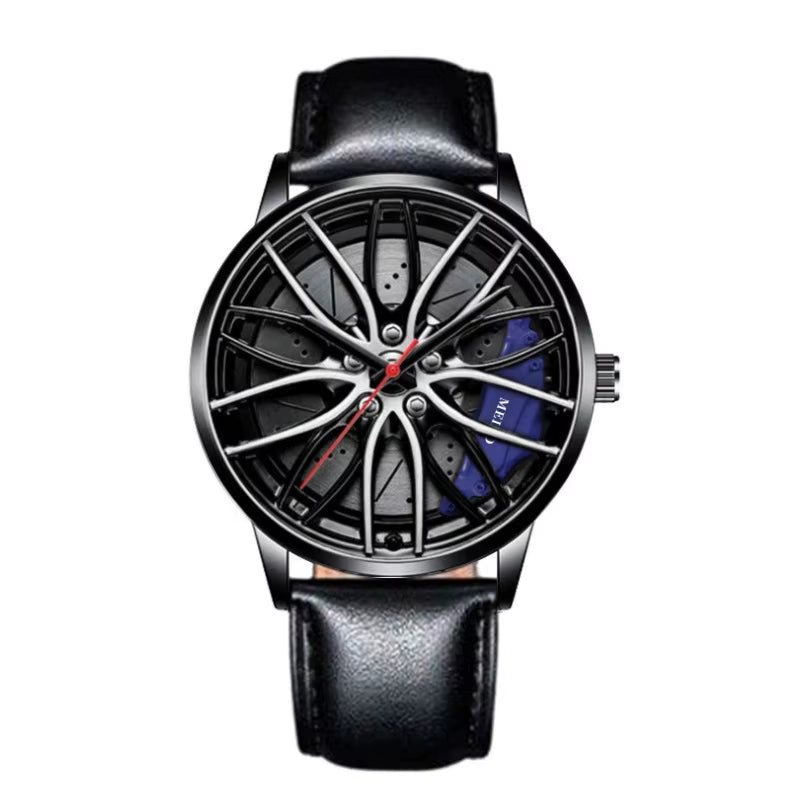 Men'S Wheel Quartz Watch Clamp Men'S Watches Wheel Fashion Men'S Watch
