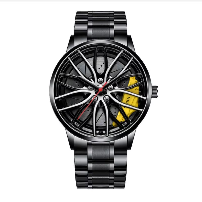 Men'S Wheel Quartz Watch Clamp Men'S Watches Wheel Fashion Men'S Watch