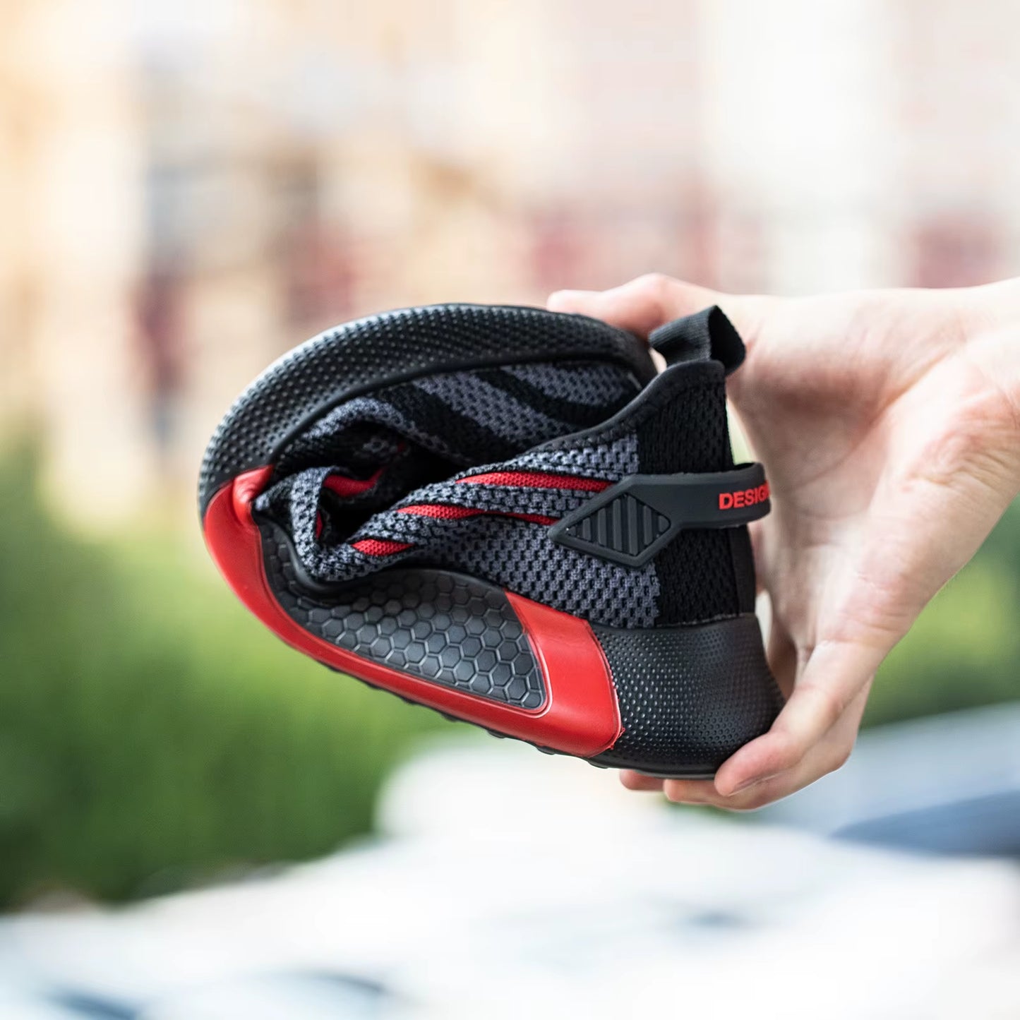 Men Work Safety Shoes Anti-Puncture Working Sneakers Male Indestructible Work Shoes Men Boots Lightweight Men Shoes Safety Boots