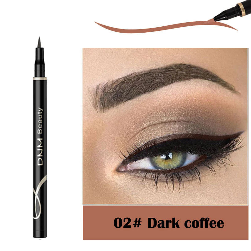 DNM12 Liquid Eye Liner Waterproof Long-Wear Smudge-Free